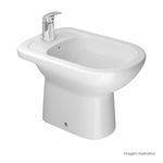 Bide-Deca-1-Furo-com-Ducha-Vertical-Vogue-Plus-Branco---Deca---BV.51.17---Fundo-Branco-Produto-com-item-complementar-posicionada-na-diagonal-direita-e-fechado-ou-produto-redondo