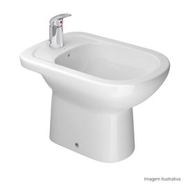 Bidê Deca 1 Furo com Ducha Vertical Vogue Plus Branco