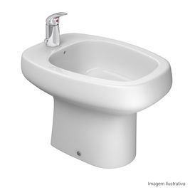 Bidê Deca 1 Furo com Ducha Vertical Monte Carlo Branco
