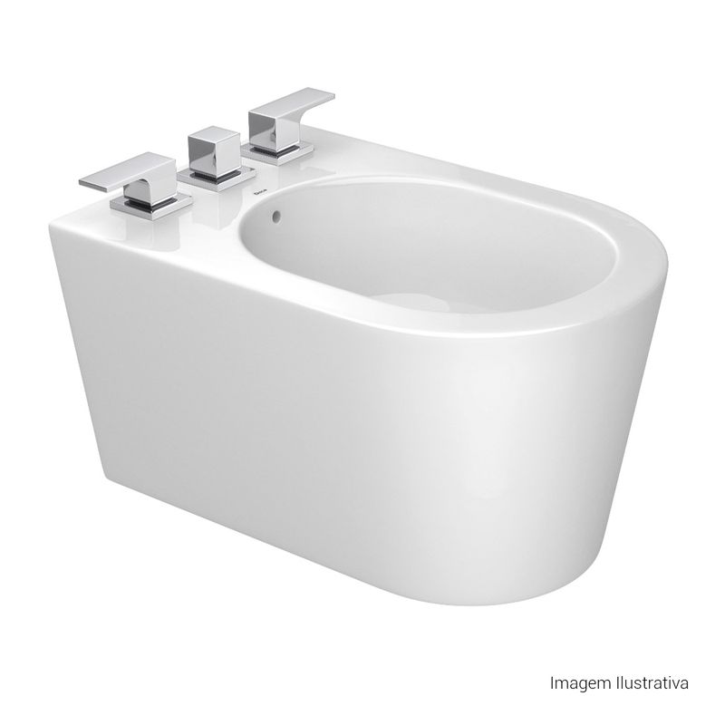 Bide-Deca-3-Furos-Suspenso-Lk-Branco---Deca---B.232.17---Fundo-Branco-Produto-com-item-complementar-posicionada-na-diagonal-direita-e-fechado-ou-produto-redondo