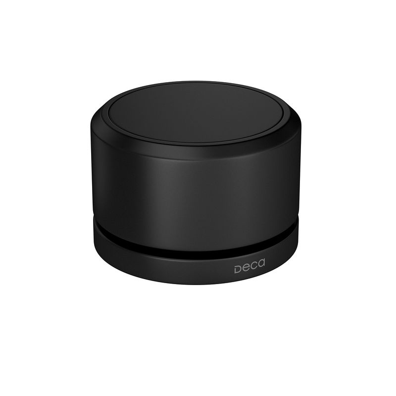 Acionamento-para-Torneira-Deca-de-Mesa-Redondo-Deca-You-Black-Matte---Deca---4991.BL104.MT---Fundo-Branco-Produto-Principal-SKU-posicionada-na-diagonal-direita-ou-redondo-e-produto-fechado