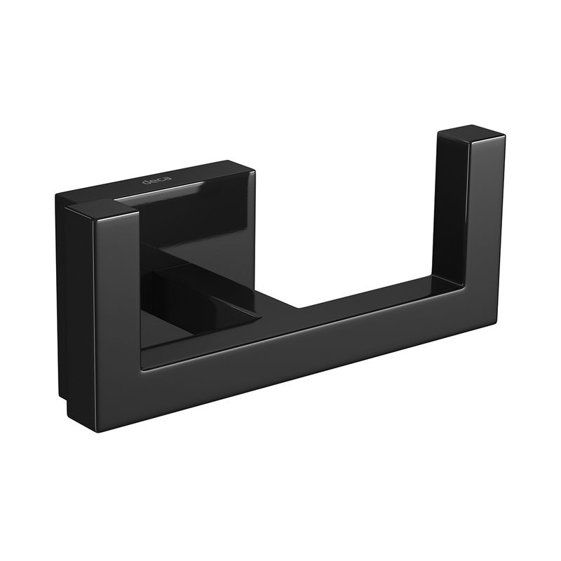 Cabide-Deca-Duplo-Clean-Black-Noir---Deca---2062.BL.CLN.NO---Fundo-Branco-Produto-Principal-SKU-posicionada-na-diagonal-direita-ou-redondo-e-produto-fechado