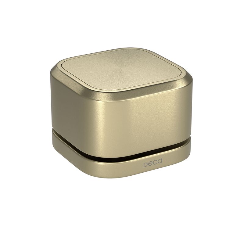 Acionamento-para-Torneira-Deca-de-Mesa-para-Cozinha-Quadrado-You-Summer-Gold---Deca---4991.SM105.MT---Fundo-Branco-Produto-Principal-SKU-posicionada-na-diagonal-direita-ou-redondo-e-produto-fechado