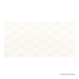 Porcelanato Monocromatico Matte 30x60cm Branco - Portinari Charm Cubic Wh Retificado