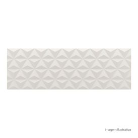 Porcelanato Monocromatico Matte 30x90cm Branco - Portinari Evidence Diamante Perola Retificado