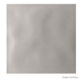 Porcelanato Monocromatico Matte 20x20cm Cinza - Portinari Rima Gr Bold