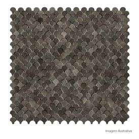 Mosaico Metalico Matte/lux 28,9x29,5cm Metalizado - Portinari Mc Sax Drop Gd Bold