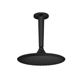 Chuveiro com Tubo de Teto Chuveiro Jader Almeida Black Matte