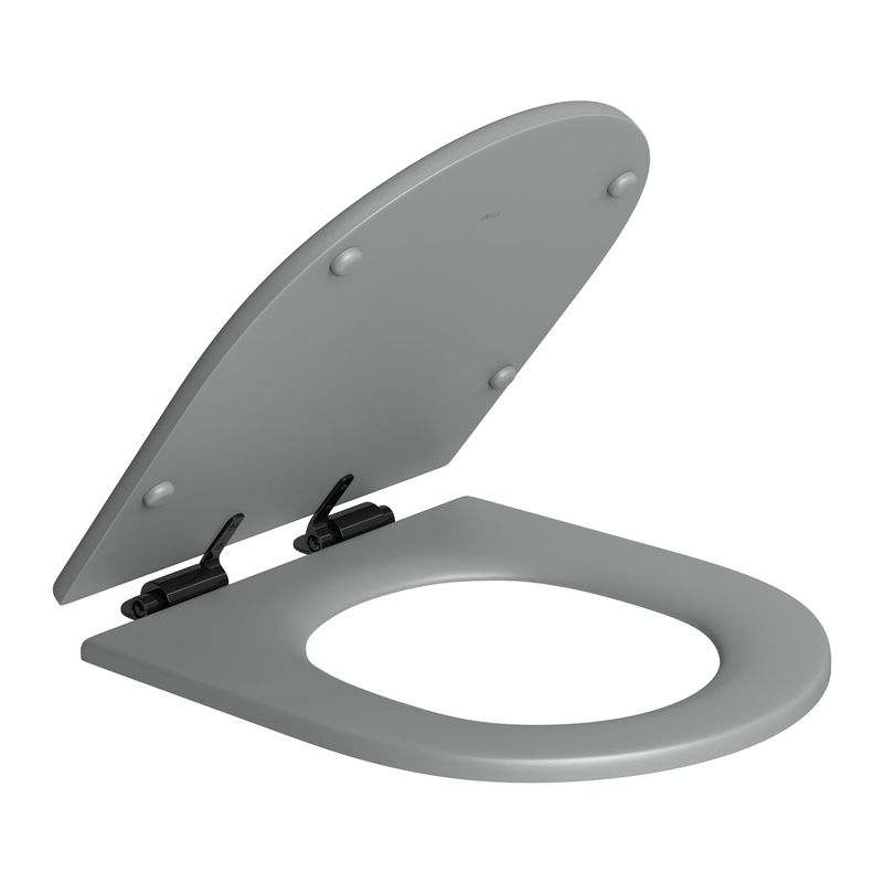 Assento-Deca-em-Poliester-Slow-Close-com-Microban-para-Bacias-Carrara-Duna-Level-Lk-Nuova-Cinza-Fosco-e-Black-Noir---Deca---AP.237.BL.NO.86---Fundo-Branco-Produto-Principal-SKU-algum-detalhe-em-evidencia-ou-produto-aberto-