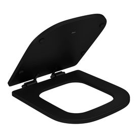 Assento Poliéster Slow Close com Microban para Bacias Piano Ébano Fosco / Black Matte