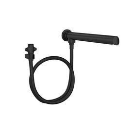 Desviador Luxo para Chuveiro 330mm Desviador Universal com Tubo Black Matte