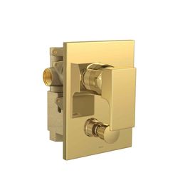 Misturador Monocomando 4 Vias de Chuveiro com Desviador para Banheira Unic Gold