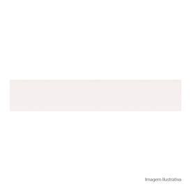 Rodapé Porcelanato Monocromatico Acetinado 11x60cm Branco - Portinari Essence Rp Bianco Act Bold