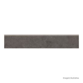 Rodapé Porcelanato Cimentício Acetinado 11x60cm Cinza - Portinari Rp Loft Dgr Bold