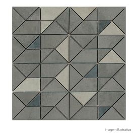 Porcelanato Cimentício Natural 30x30cm Multicolor - Portinari Mc Alquimia Mix Nat Esmaltado Retificado