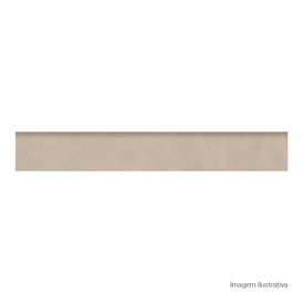 Rodapé Porcelanato 15X90cm Polido Ret Downtown Hd Bege