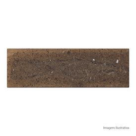 Porcelanato Decorado Matte 7,7x24cm Marrom - Portinari Every Brick Stone Dbw Esmaltado Bold
