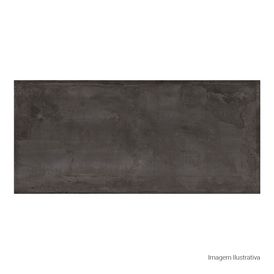 Porcelanato Metalico Natural 120x260cm Preto - Portinari Grand Metal Bk Nat Esmaltado Retificado