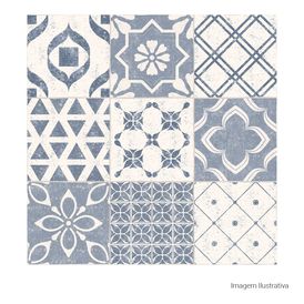 Porcelanato 60X60cm Natural Ret Lisboa Azul