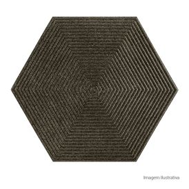 Porcelanato Monocromatico Matte/lux 17,5x17,5cm Metalizado - Portinari Love Hexa Steel Gr Mlx Esmaltado Bold