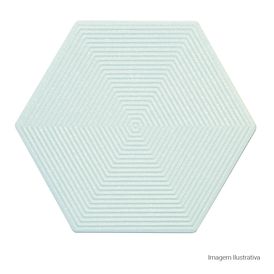 Porcelanato Monocromatico Matte/lux 17,5x17,5cm Azul - Portinari Love Hexa Sbl Mlx Esmaltado Bold
