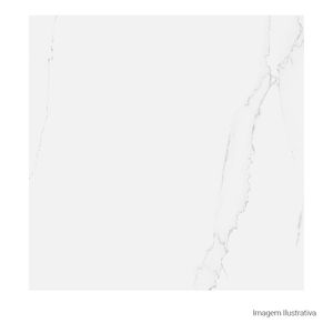 Porcelanato Lumina Polido White - 100cmx100cm Ret