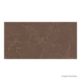 Porcelanato Marmorizado Natural 60x120cm Marrom - Portinari Lumina Bw Nat Esmaltado Retificado