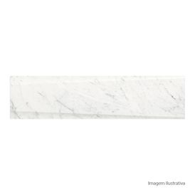 Porcelanato Marmorizado Natural 30x120cm Branco - Portinari Lumina Decor Carrara Nat Esmaltado Retificado