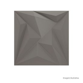 Porcelanato Decorado Natural 20x20cm Cinza - Portinari Max Abstract Dgr Nat Esmaltado Retificado