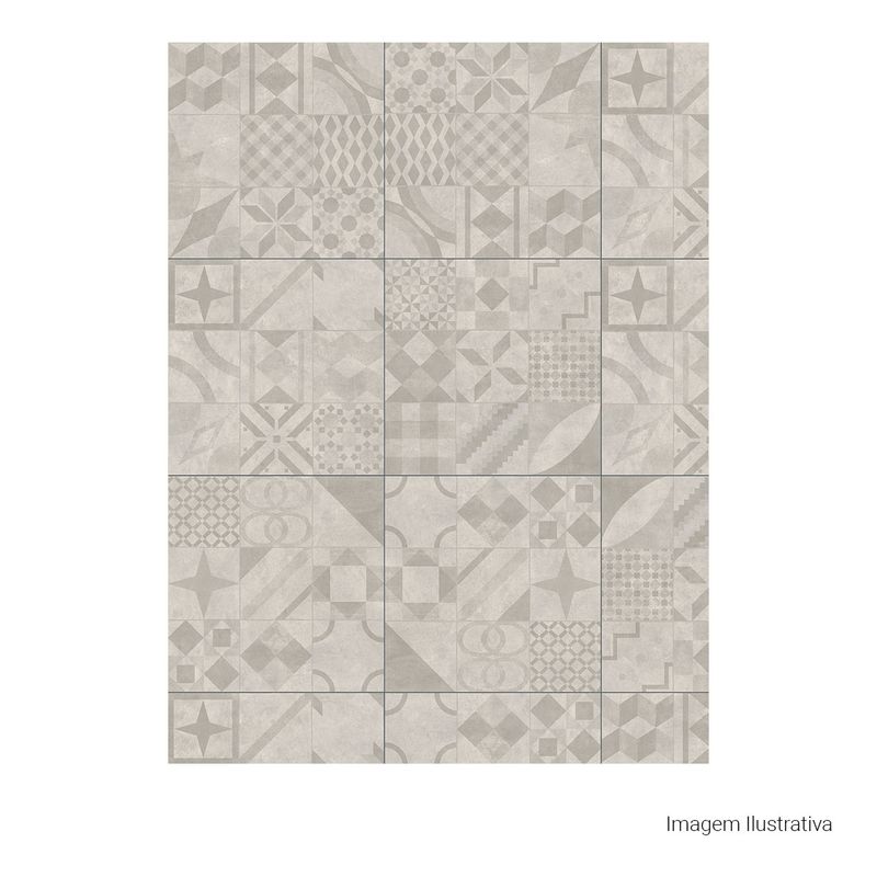 Porcelanato-Lisboa-Natural-Gray-60x60cm-Ret---Portinari---6060209A---Fundo-Branco-Produto-com-item-complementar-Quadrado-ou-Horizontal