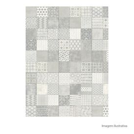 Porcelanato Decorado Natural 60x60cm Cinza - Portinari Lisboa Sgr Nat Esmaltado Retificado