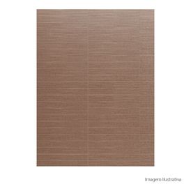 Porcelanato Decorado Matte/lux 5x40cm Marrom - Portinari Live Steel Dbw Mlx Esmaltado Bold