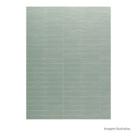 Porcelanato Decorado Matte/lux 5x40cm Verde - Portinari Live Steel Gn Mlx Esmaltado Bold
