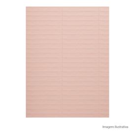 Porcelanato Monocromatico Natural 5x40cm Rosa - Portinari Make Pk Nat Esmaltado Bold