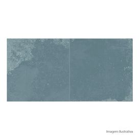 Porcelanato Cimentício Lux 10x20cm Azul - Portinari Timeworn Bl Esmaltado Bold
