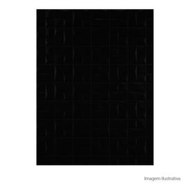 Porcelanato Decorado Natural 20x20cm Preto - Portinari Space Block Bk Nat Esmaltado Retificado