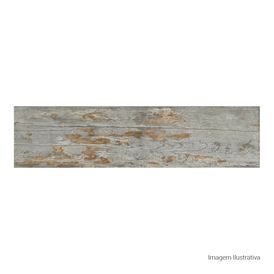 Porcelanato Amadeirado Natural 30x120cm Cinza - Ceusa Lendaria Gr Nat Esmaltado Retificado