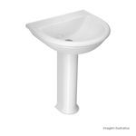 Lavatorio-Deca-Belle-Epoque-Branco---Deca---L.2.17---Fundo-Branco-Produto-com-item-complementar-posicionada-na-diagonal-direita-e-fechado-ou-produto-redondo