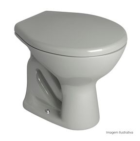 Bacia-Convencional-Deca-Izy-Cinza---Deca---P.11.87---Fundo-Branco-Produto-com-item-complementar-posicionada-na-diagonal-direita-e-fechado-ou-produto-redondo