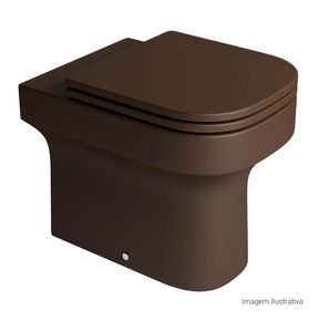Bacia-Convencional-Deca-Piano-Marrom-Fosco---Deca---P.33.22---Fundo-Branco-Produto-com-item-complementar-posicionada-na-diagonal-direita-e-fechado-ou-produto-redondo
