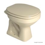 Bacia-Convencional-Deca-Aspen-Creme---Deca---P.75.37---Fundo-Branco-Produto-com-item-complementar-posicionada-na-diagonal-direita-e-fechado-ou-produto-redondo