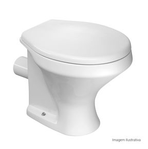 Bacia-Convencional-Deca-com-Saida-Horizontal-Ravena-Branco---Deca---P.90.17---Fundo-Branco-Produto-com-item-complementar-posicionada-na-diagonal-direita-e-fechado-ou-produto-redondo