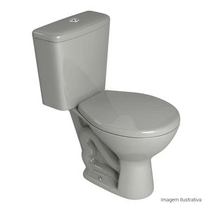 Bacia para Caixa Acoplada Izy Cinza