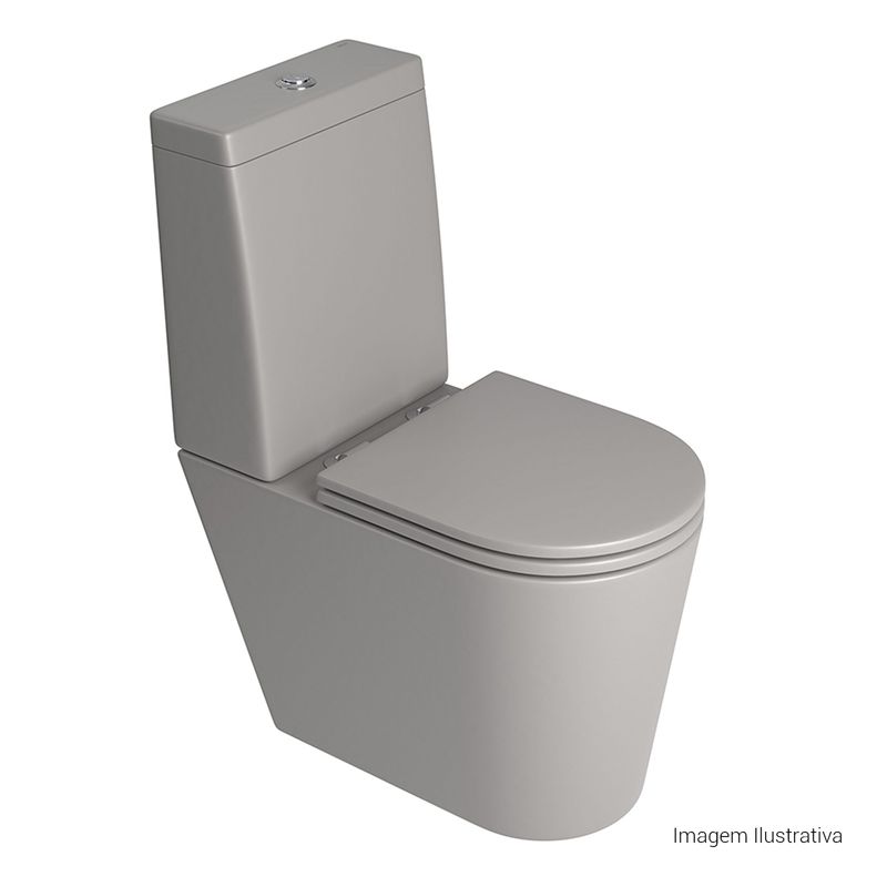 Bacia-para-Caixa-Acoplada-Deca-Lk-Soft-Antracite---Deca---P.230.85---Fundo-Branco-Produto-com-item-complementar-posicionada-na-diagonal-direita-e-fechado-ou-produto-redondo