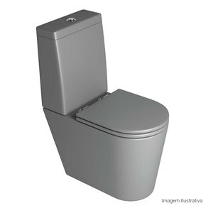 Bacia para Caixa Acoplada Lk Cinza Fosco