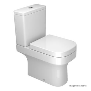 Bacia para Caixa Acoplada Deca Piano Branco