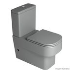 Bacia-para-Caixa-Acoplada-Deca-Unic-Cinza-Fosco---Deca---P.450.86---Fundo-Branco-Produto-com-item-complementar-posicionada-na-diagonal-direita-e-fechado-ou-produto-redondo