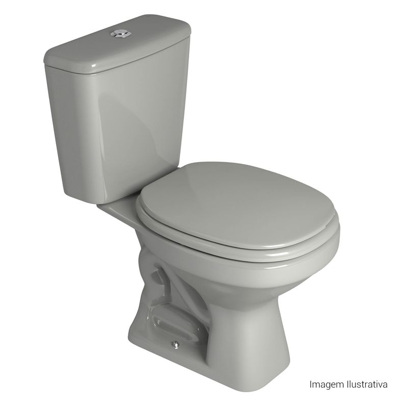 Bacia-para-Caixa-Acoplada-Deca-Aspen-Cinza---Deca---P.750.87---Fundo-Branco-Produto-com-item-complementar-posicionada-na-diagonal-direita-e-fechado-ou-produto-redondo