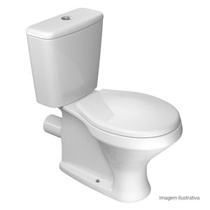 Bacia para Caixa Acoplada Deca com Saída Horizontal Ravena Branco