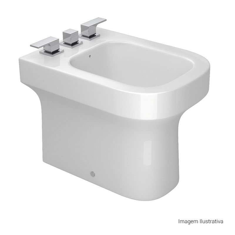 Bide-Deca-3-Furos-Piano-Branco---Deca---B.33.17---Fundo-Branco-Produto-com-item-complementar-posicionada-na-diagonal-direita-e-fechado-ou-produto-redondo